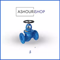 شیر فلکه سوپاپی صاف چدنی PN16 سایز 5 اینچ وگ ایران (بی همتا)