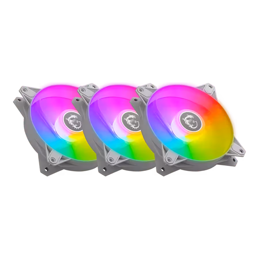 قیمت   مشخصات فن کیس سفید MSI MPG F120 ARGB-3W | تکاف