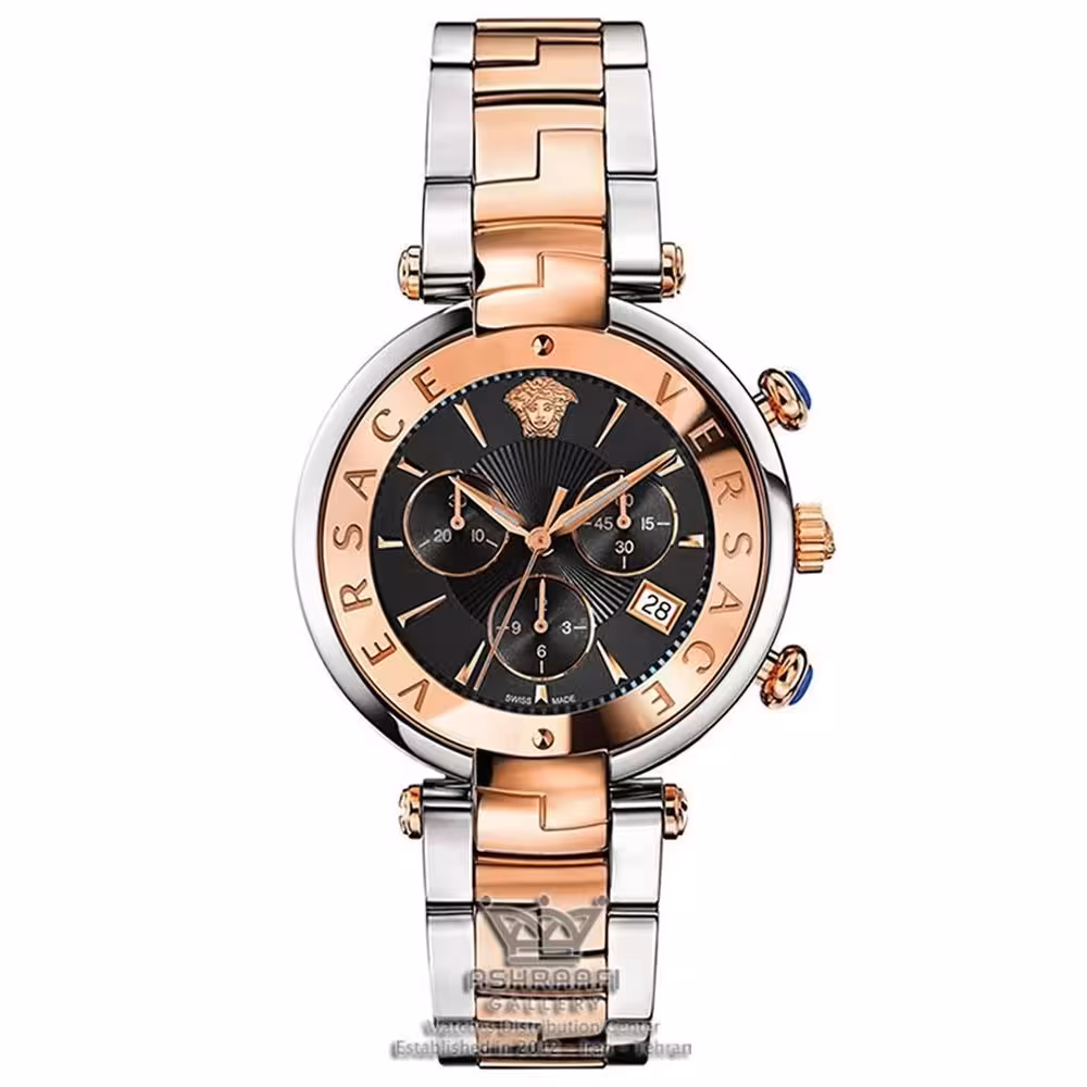 ساعت ورساچه سه موتوره مدل Versace Two Tone Revive