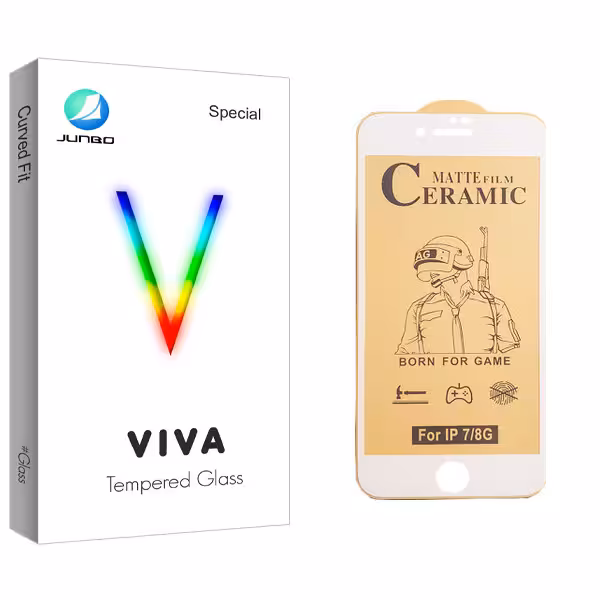 محافظ صفحه نمایش سرامیکی جانبو مدل Viva Glass مناسب برای گوشی موبایل اپل iPhone 8