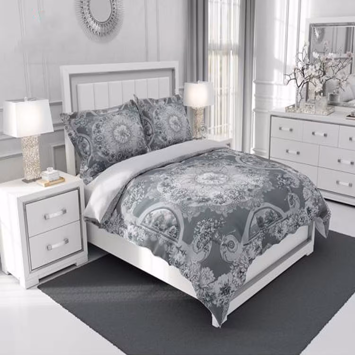 سرویس روتختی طرح‌دار چیداری مدل 2035