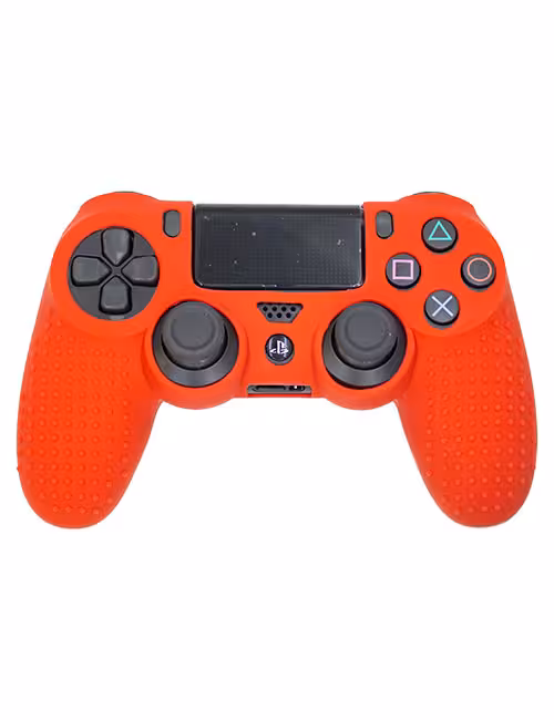 روکش محافظ آج‌دار دسته PS4 قرمز