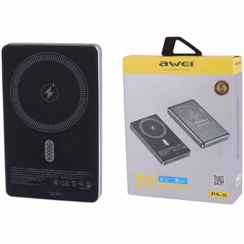 پاور بانک بی سیم فست شارژ اوی PA-31 PD 20W ظرفیت 10000 میلی آمپر ساعت