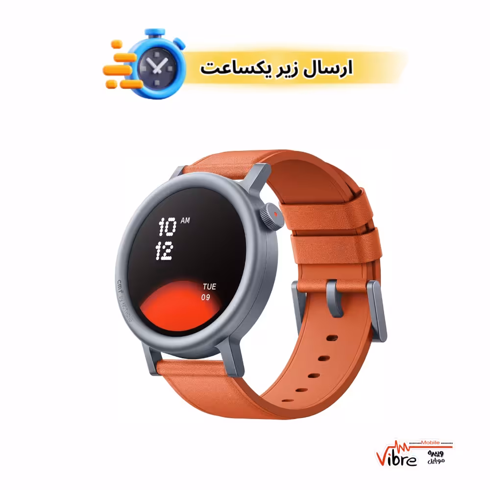 ساعت هوشمند ناتینگ مدل CMF Watch Pro 2 با بند چرمی