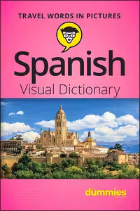خرید دیکشنری اسپانیایی انگلیسی Spanish Visual Dictionary For Dummies