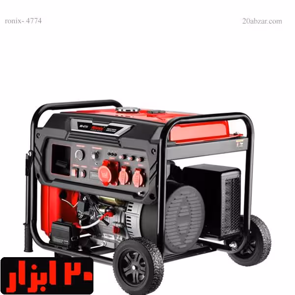 ژنراتور اینورتر کامپکت بنزینی ریموت دار 10000 وات رونیکس مدل RH-4774