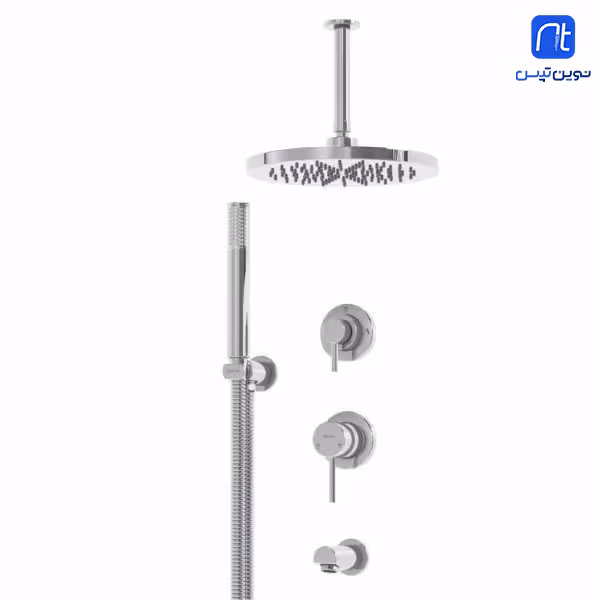 ملزومات شیر حمام توکار کلار مدل فلور لاکچری تیپ 3