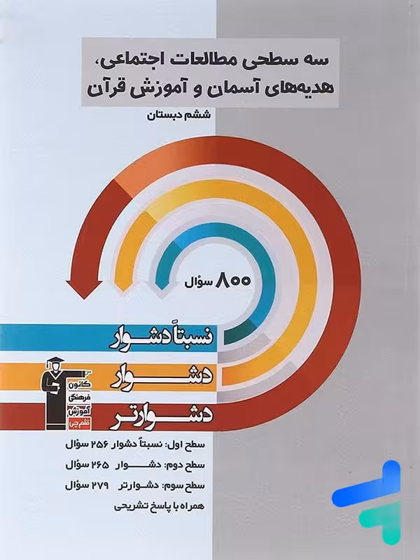 سه سطحی مطالعات اجتماعی، هدیه های آسمان و آموزش قرآن ششم قلم چی