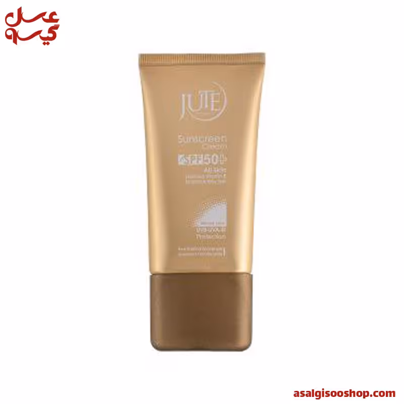 کرم ضد آفتاب بی رنگ ژوت با SPF50 مناسب انواع پوست | Jute SPF50 Invisible Sunscreen for All Skin | کد 2985
