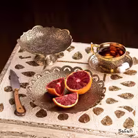 ست پذیرایی برنجی طلایی کد 070