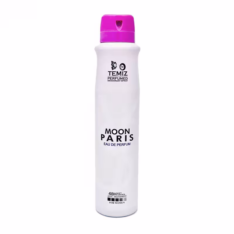 اسپری بدن زنانه تمیز8.5 مدل Moon Paris حجم 200 میلی لیتر
