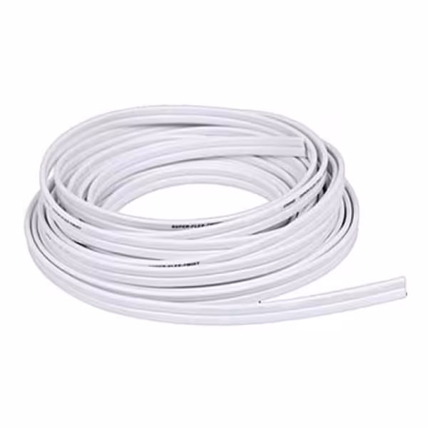 سیم دو نخ سفید نایلونی 0.75 * 2