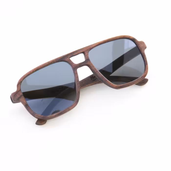 عینک چوبی مدل نوستالژی با چوب گردو