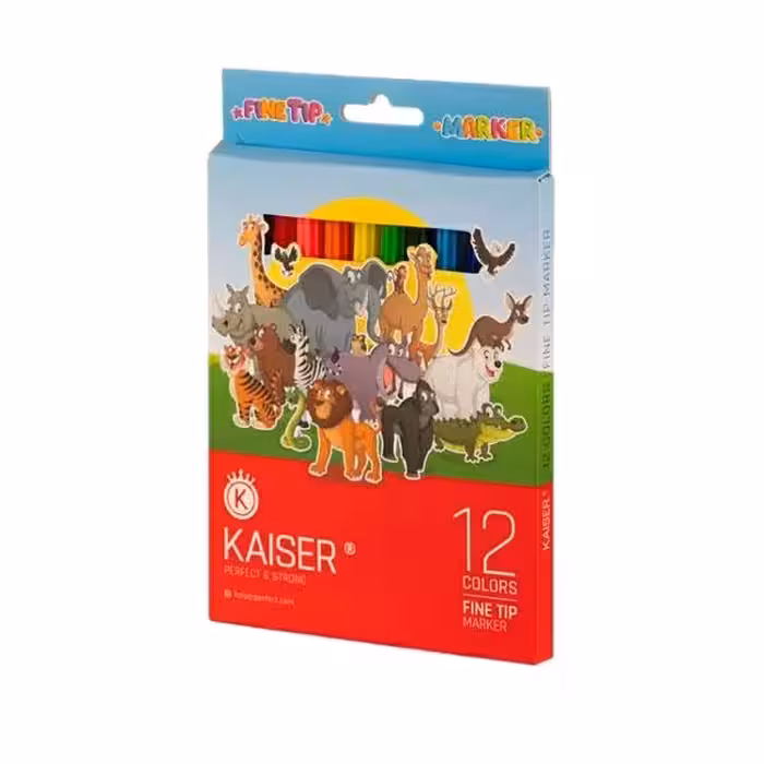 ماژیک 12 رنگ کایزر مدل SK812