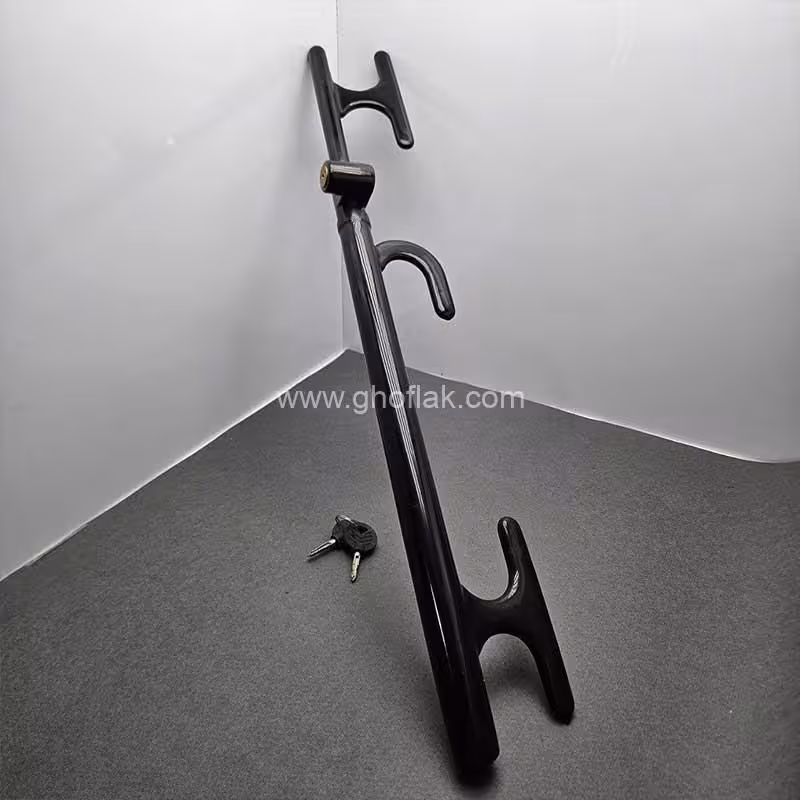 قفل فرمان و پدال چهار کاره سایز کوچک کلید چهار پر