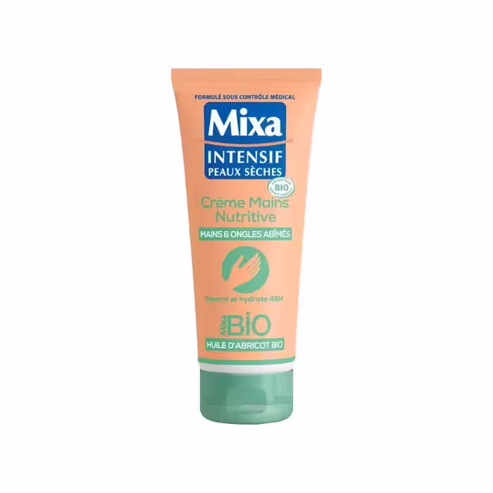 کرم ارگانیک مغذی پوست دست و ناخن های شکننده میکسا 100ml
