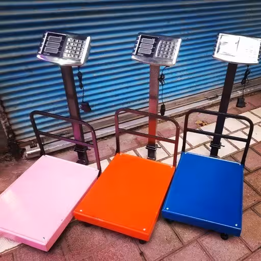 ترازو باسکول 350 کیلویی تاشو کیبورد استیل 40در50