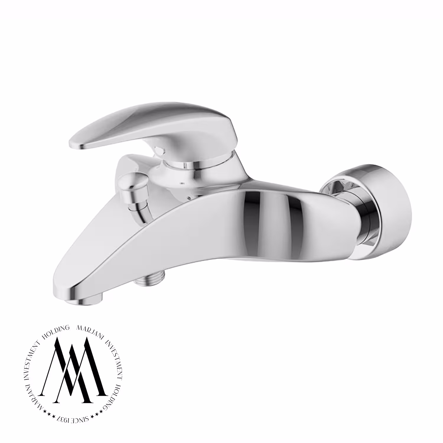 شیر حمام شودر مدل سنیور (کروم)