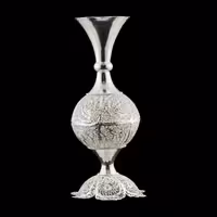 گلدان توپی  تپل ملیله کاری  سایز 3