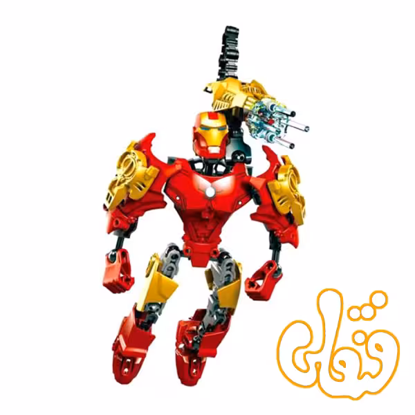 ساختنی لگو مرد آهنی سری ابرقهرمان IRON HERO 6005