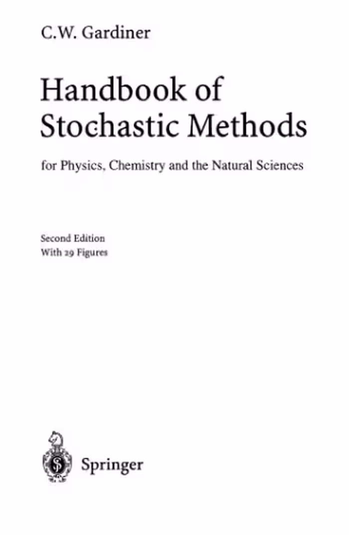 خرید و دانلود نسخه کامل کتاب Handbook of stochastic methods