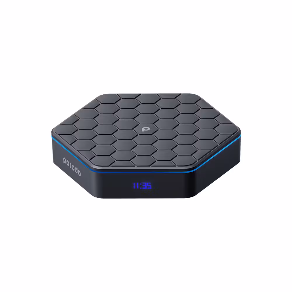 پخش کننده تلویزیون پرودو مدل Porodo TV Box Ultra High-Speed Media Streaming PD-ATVBX