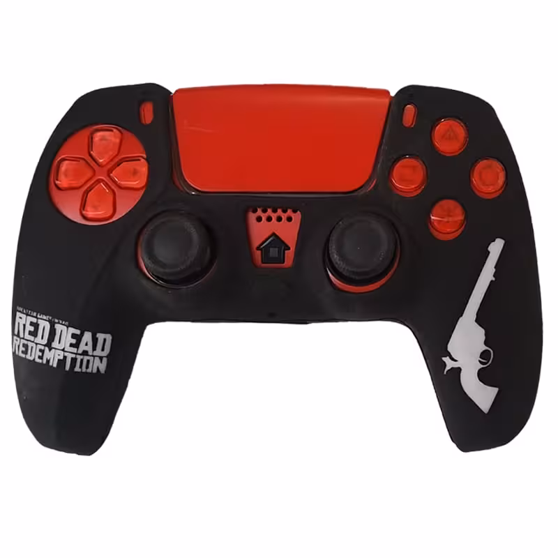 روکش دسته PS5 طرح red dead B