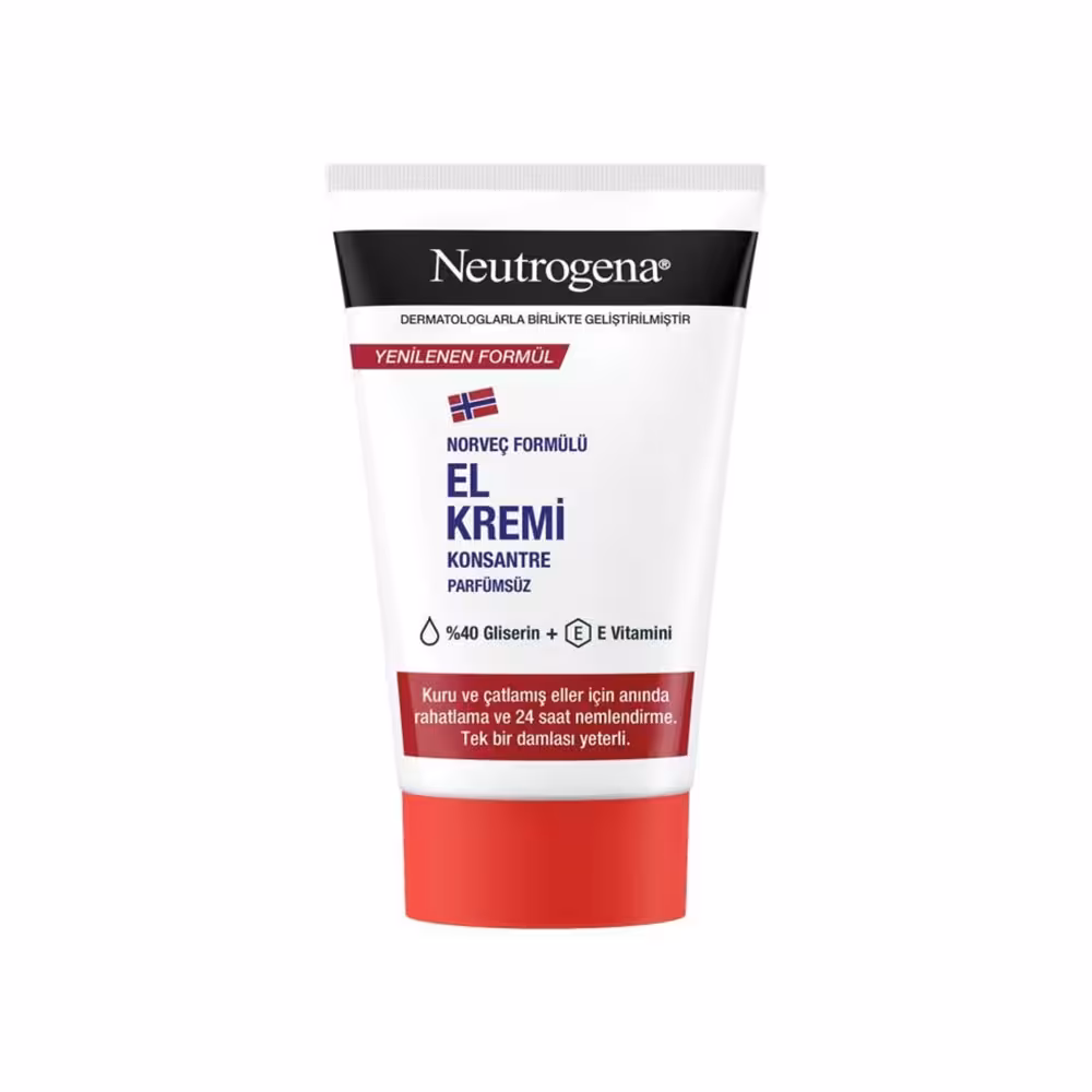 کرم مرطوب کننده دست بدون عطر نوتروژینا مناسب پوست های خشک حجم 50 میلی‌لیتر