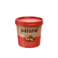 کره بادام زمینی کرمی قرمز پارانو 185 گرمی