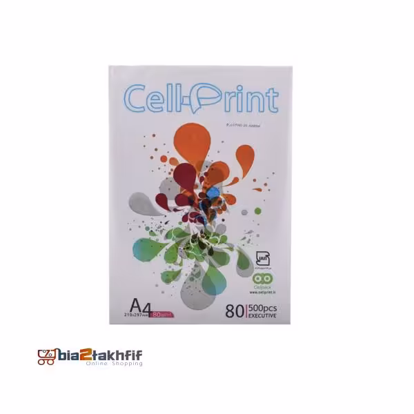 کاغذ سل پرینت سایز A4 بسته 500 عددی
