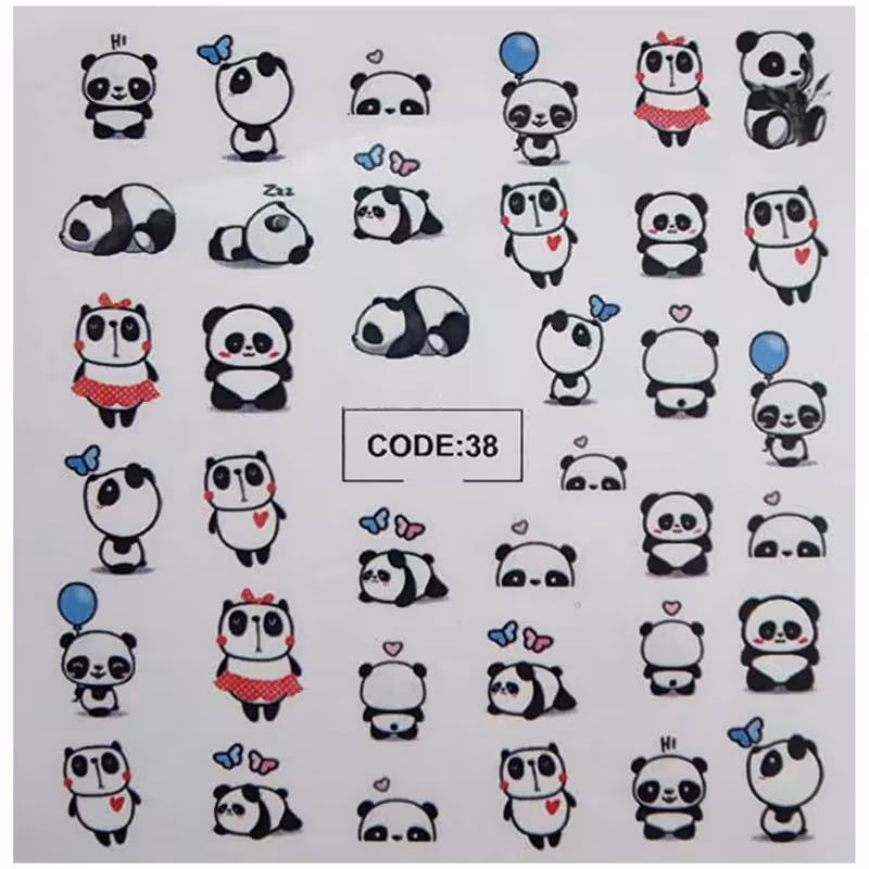 لنز ناخن مدل CODE38