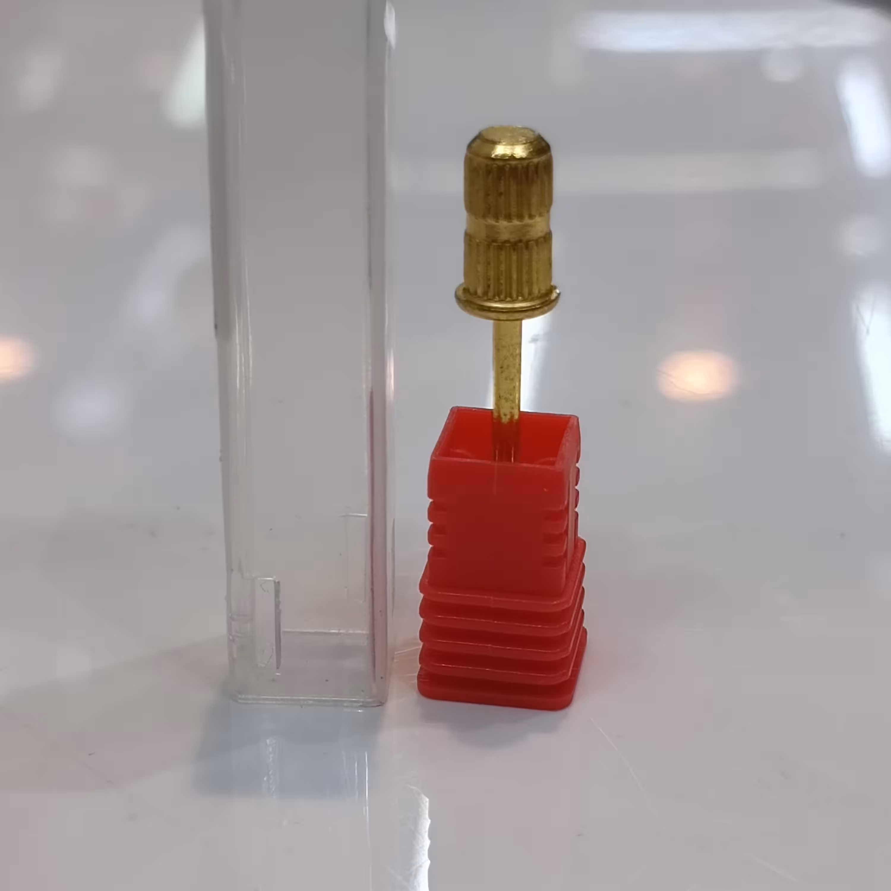 پایه فلزی سرسوهان کاغذی طلایی درجه یک