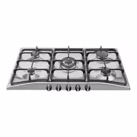اجاق گاز صفحه ای درسا مدل DG2207-5M استیل 5 شعله ای