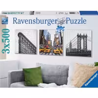پازل 3x500 قطعه Ravensburger طرح شهر نیویورک کد 1310