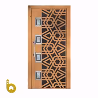 درب لولایی آسانسور | طرح اِسلیمی |