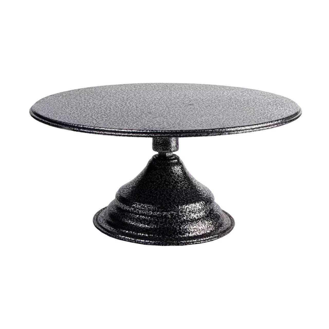 صفحه گردان کیک فلزی رنگ چکشی قطر 30 سانتی متری