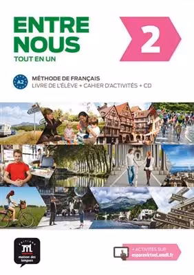 کتاب فرانسه آدخ نو Entre nous 2 A2 – Livre de l’élève Cahier d’activités