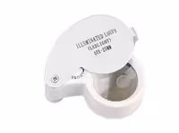 ذره بین تاشو چراغدار 40X مدل MG21011