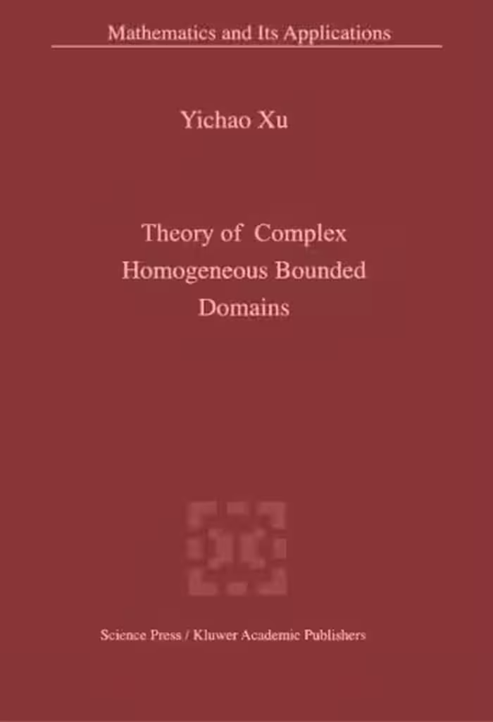 خرید و دانلود نسخه کامل کتاب Theory of Complex Homogeneous Bounded Domains