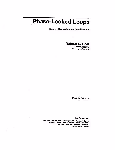 خرید و دانلود نسخه کامل کتاب Phase-Locked Loops