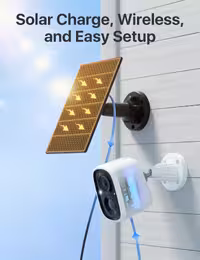 دوربین خورشیدی/باطری سنسور PIR بی‌سیم دوربین امنیتی X-Sense، دید در شب رنگی 1080p، صدای دو طرفه، IP65 ضد آب، کارت SD، فضای ذخیره‌سازی ابری، Wi-Fi 2.4 گیگاهرتز