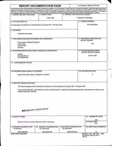 خرید و دانلود نسخه کامل کتاب Proceeding of the 16th International Conference of Thermoelectrics (ICT&#039;97)