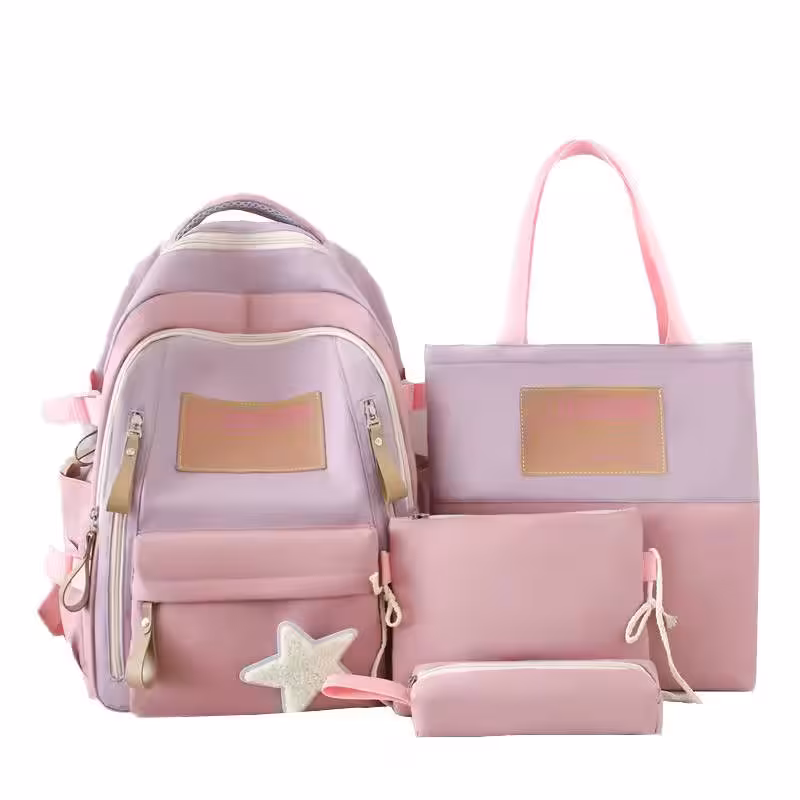 کوله پشتی مدرسه مدل Star به همراه کیف دستی و کیف رودوشی و جامدادی | چاوه