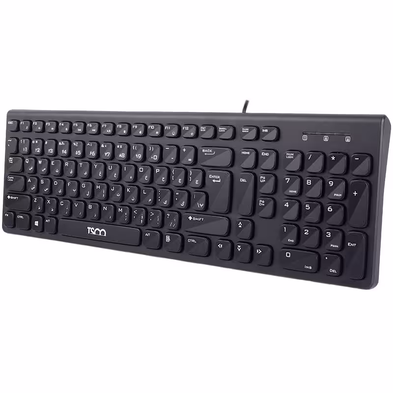 کیبورد با سیم تسکو مدل TSCO TK 8038