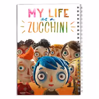 دفتر مشق کارتون زندگی من به عنوان یک کدو