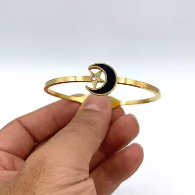 دستبند النگویی استیل 019