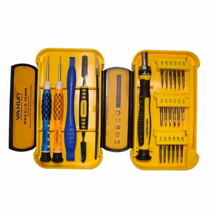 ست کامل پیچ گوشتی یاکسون 23 عددی مدلYaxun Repair Tools Screwdrivers Kit 6029