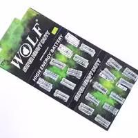 باطری WOLF کارتی 20 جفتی (نیم قلم)