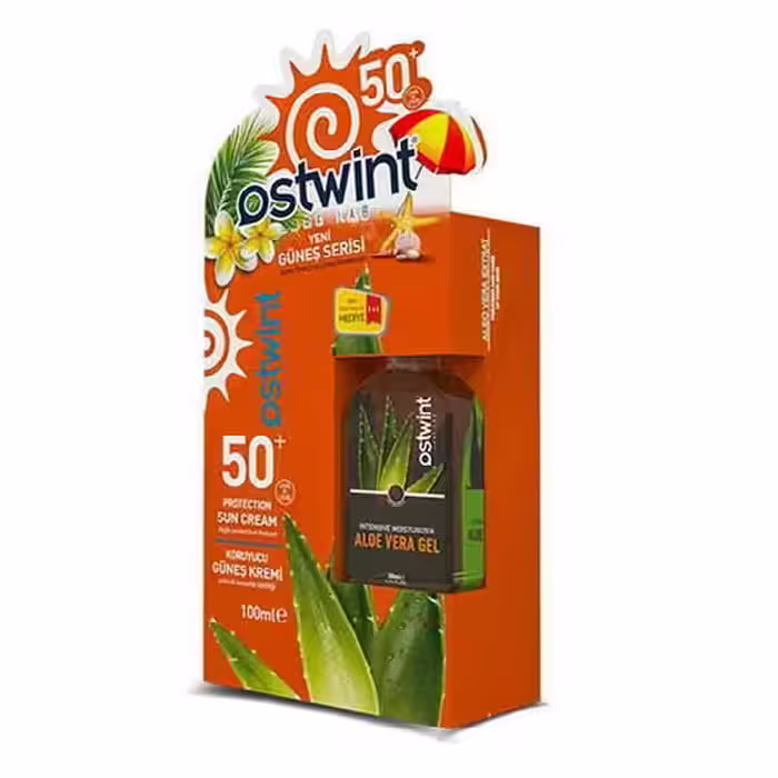 ست ضد آفتاب و ژل بعد آفتاب اوست وینت Ostwint حاوی عصاره آلوئه ورا 100 100 میل