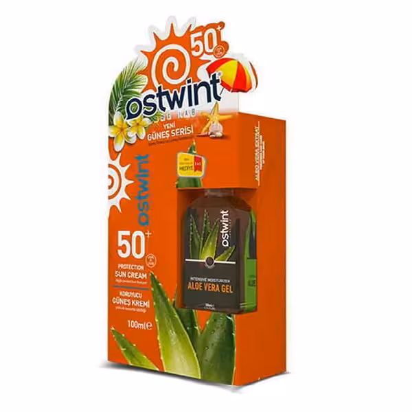 ست ضد آفتاب و ژل بعد آفتاب اوست وینت Ostwint حاوی عصاره آلوئه ورا 100 100 میل